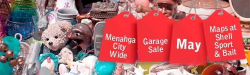 menahga city wide garage sale may