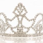 crown or tiara isolated on a white background